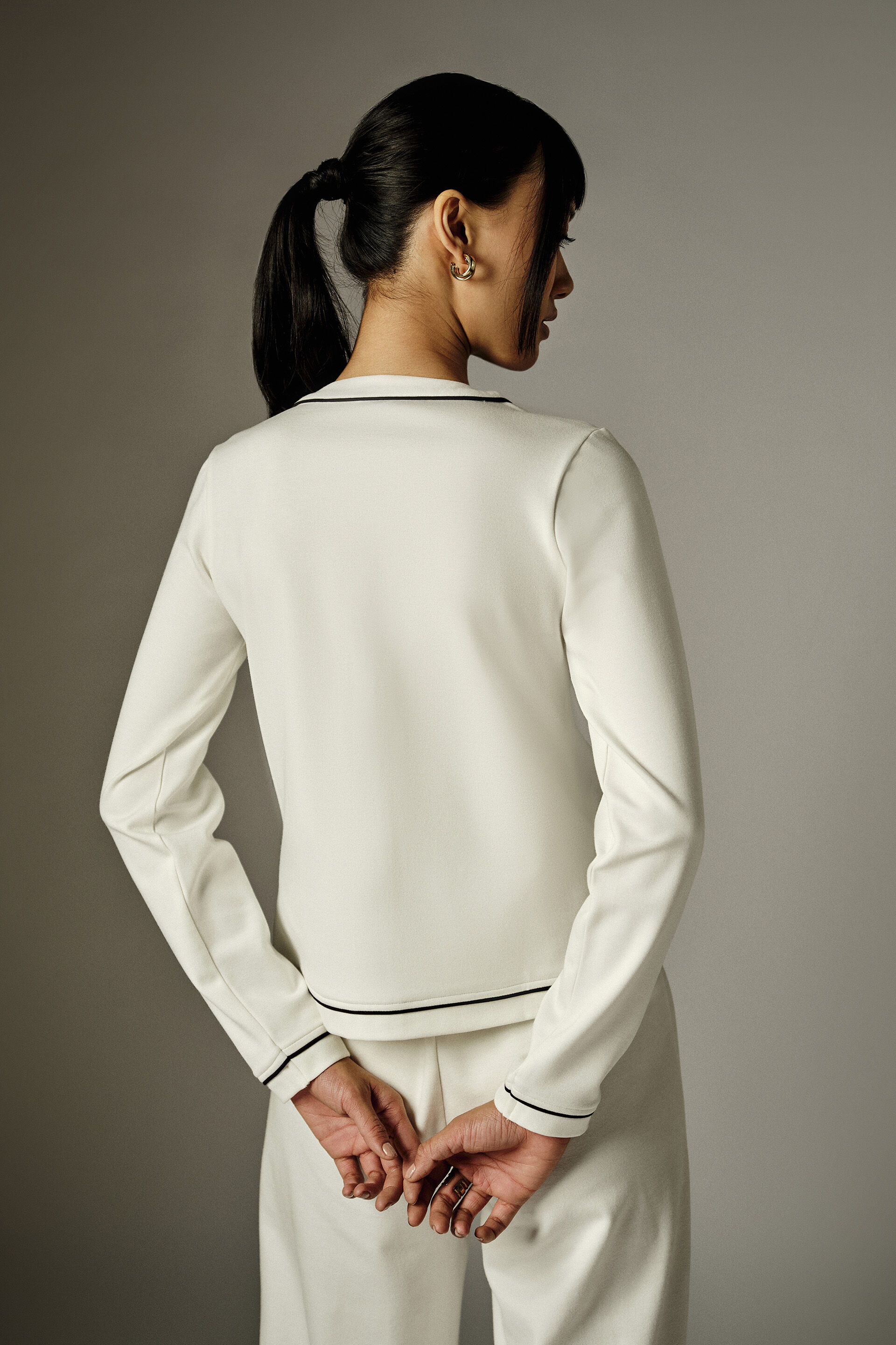 Mabel White Jacket, White, image 5
